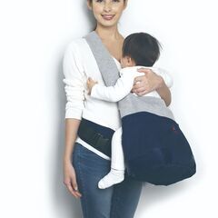 マザーズバッグ＋ヒップシートキャリー DaG7 Navyの画像