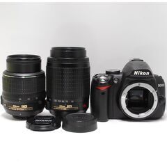 ⭐️ダブルレンズセット⭐️Nikon D3000⭐️初心者おすすめモデル⭐️コンパクト⭐️の画像