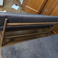 長椅子　ソファ　ダイニングチェアの画像