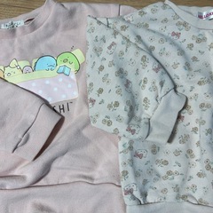 女の子100サイズ　秋冬服まとめ売り　すみっコぐらし　キティの画像