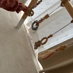 木製ベビージムの画像