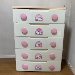 プラスチックタンス　チェストの画像