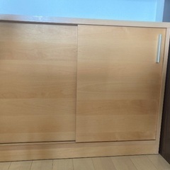 【取引中】キャビネット　カウンター下　収納棚　可動棚