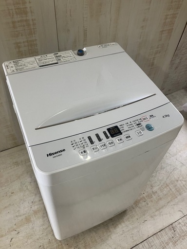 J18⭐️Hicense  ハイセンス　洗濯機　4.5kg洗い