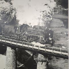 D51蒸気機関車 伯備線雄姿 大判写真 119.5×80.5cm【こちらは店舗です。浜村鹿野温泉ICから3分 買取本舗 宮本リサイクル 営業時間9～19時 定休日水曜のみ←連絡できませんm(_ _)m】の画像