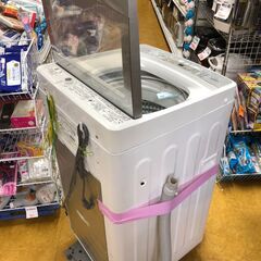 ２０２０年製　AQUA 洗濯機 5.0kg ホワイト AQW-GS50Hの画像