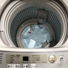 ２０２０年製　AQUA 洗濯機 5.0kg ホワイト AQW-GS50Hの画像