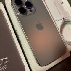 【SIMフリー！】iPhone15pro ナチュラルチタニウム ...
