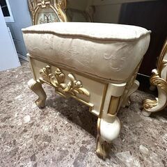 ロココ調☆ドレッサー 鏡台 化粧台 プリンセス 可愛い 大型 店頭引き取歓迎 札幌 東区の画像