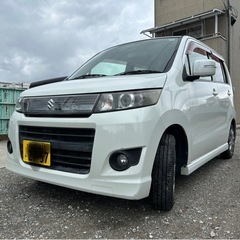 H23 人気！距離薄！ワゴンR,スティングレー！パール！リミテッド！ナビTV付き！車検長ー！の画像