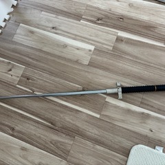 スチール製剣 約90cm グリップ付きの画像