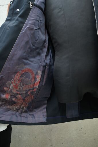 変形学生服　カスタム 学ラン　男子学生服　上衣のみ　ﾃﾞｯﾄｽﾄｯｸ　管理番号：sj0356B04s