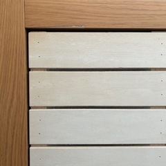 無印良品 引き出し収納付き ダブルベッド - ダブルベッド