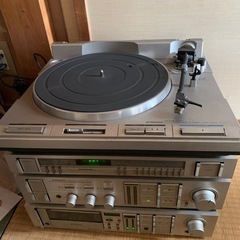 明日処分予定  オーディオ パイオニア Pioneer PL-Y7 F-Y7 A-Y9 CT-Y7 システムコンポ　本体 ターンテーブル スピーカー セット　通電OK レコード　レコードプレーヤーの画像