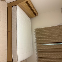 ニトリダブルベッド　N sleepマットレス付き