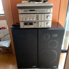明日処分予定  オーディオ パイオニア Pioneer PL-Y7 F-Y7 A-Y9 CT-Y7 システムコンポ　本体 ターンテーブル スピーカー セット　通電OK レコード　レコードプレーヤーの画像