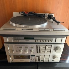 明日処分予定  オーディオ パイオニア Pioneer PL-Y7 F-Y7 A-Y9 CT-Y7 システムコンポ　本体 ターンテーブル スピーカー セット　通電OK レコード　レコードプレーヤーの画像