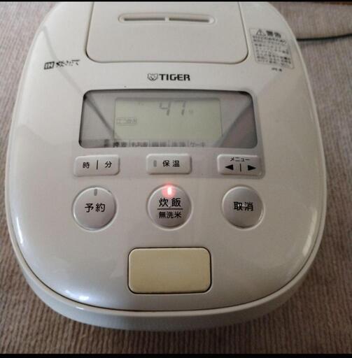TIGER 炊飯器 デジタル表示 保温機能　jpe-b101