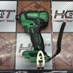 値下げしました！【中古】ハイコーキ HiKOKI WH14DB2SC コードレスインパクトドライバ バッテリ×2・充電器付き ※ケース留め具破損有り 閉まりませんの画像