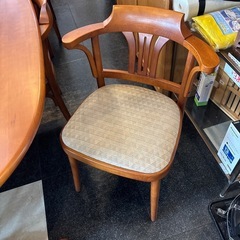 ◆ジモティー限定39600円→33000円◆オールドカリモク old karimoku カリモク karimoku ダイニングセット ダイニングテーブル ダイニングチェア テーブル チェア シンプル おしゃれ インテリア ナチュラル レトロの画像