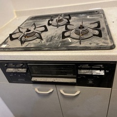ビルトインガスコンロ中古　使用可能