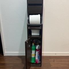 《お取引3/15まで》ニトリ　トイレ収納 トイレットペーパー収納 トイレットペーパーホルダーの画像