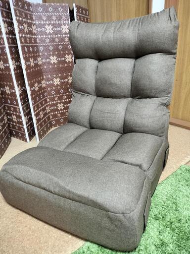 ニトリ つながるハイバックポケットコイル座椅子ロダトール(ブラウン)【座椅子カバー付き】