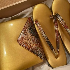 【新品】 草履とバッグのセットの画像