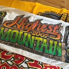 レゲエ　タオル　７枚セットの画像