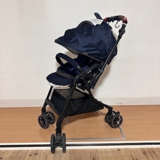 美品 COMBI コンビ ホワイトレーベル スゴカルα 4キャス compact エッグショック HT ベビーカー