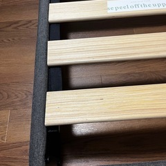 （受け渡し予定者様決定）ダブルベッドすのこフレーム　の画像