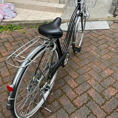 ママチャリ　前かご付きの画像