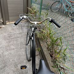 ママチャリ　前かご付きの画像