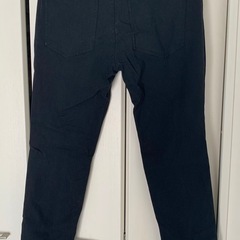 【美品】メンズ ストレッチパンツ ズボン L 黒の画像