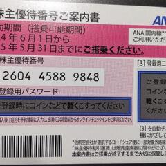 ANA優待券