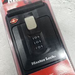 【未開封】Master Lock ダイヤルロック式 スーツケースベルトの画像