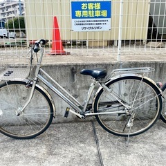 26インチ 中古 シティサイクル 学生 トップバリュー 自転車 3段　の画像
