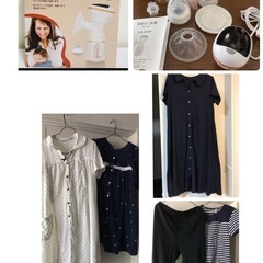 ︎︎UF smileの電動搾乳機・マタニティワンピース3枚・トッ...