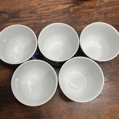 有田焼 喜峰窯 茶碗蒸し 蓋付き御椀 5客セットの画像