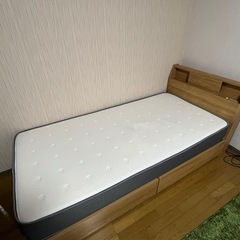 【予約済】ニトリの収納付きベッドフレームとNsleepの画像