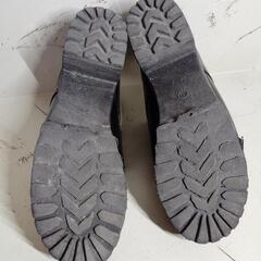 厚底　編み上げブーツの画像