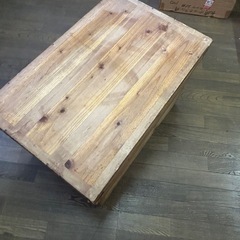 中古アルミシート貼り木箱収納箱