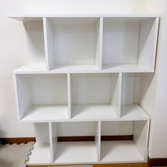 決まりました【お譲りします】ホワイト棚 