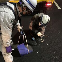 【高収入夜勤】高速道路作業員募集！早上がりあり！の画像