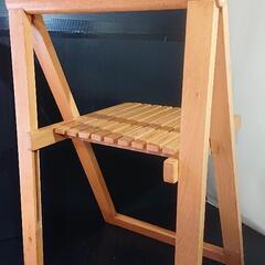 木製 折り畳み 椅子 の画像