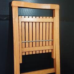 木製 折り畳み 椅子 の画像