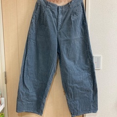 GU コーデュロイバレルレッグパンツ　XXL