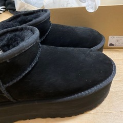 UGG  ムートン 厚底 ブラック