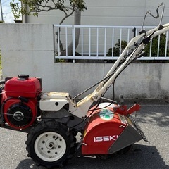 イセキ 小型 耕耘機　耕運機 IR60B ミニスター 耕運幅約500mm 正転逆転　アグリップ　エンジン　カワサキFE170D デフロック付の画像