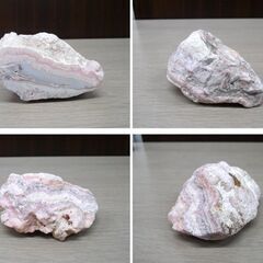 ロードクロサイト 鉱石 北海道稲倉石鉱山 古平町 5個セット 重量(5個）約821ｇ 原石 菱マンガン鉱 鉱物 インカローズ 稲倉鉱山 苫小牧西店の画像